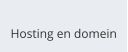 Hosting en domein
